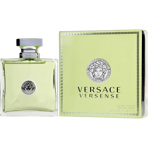 versace perfume for women green bottle|versace versense cologne 1.5 ml.